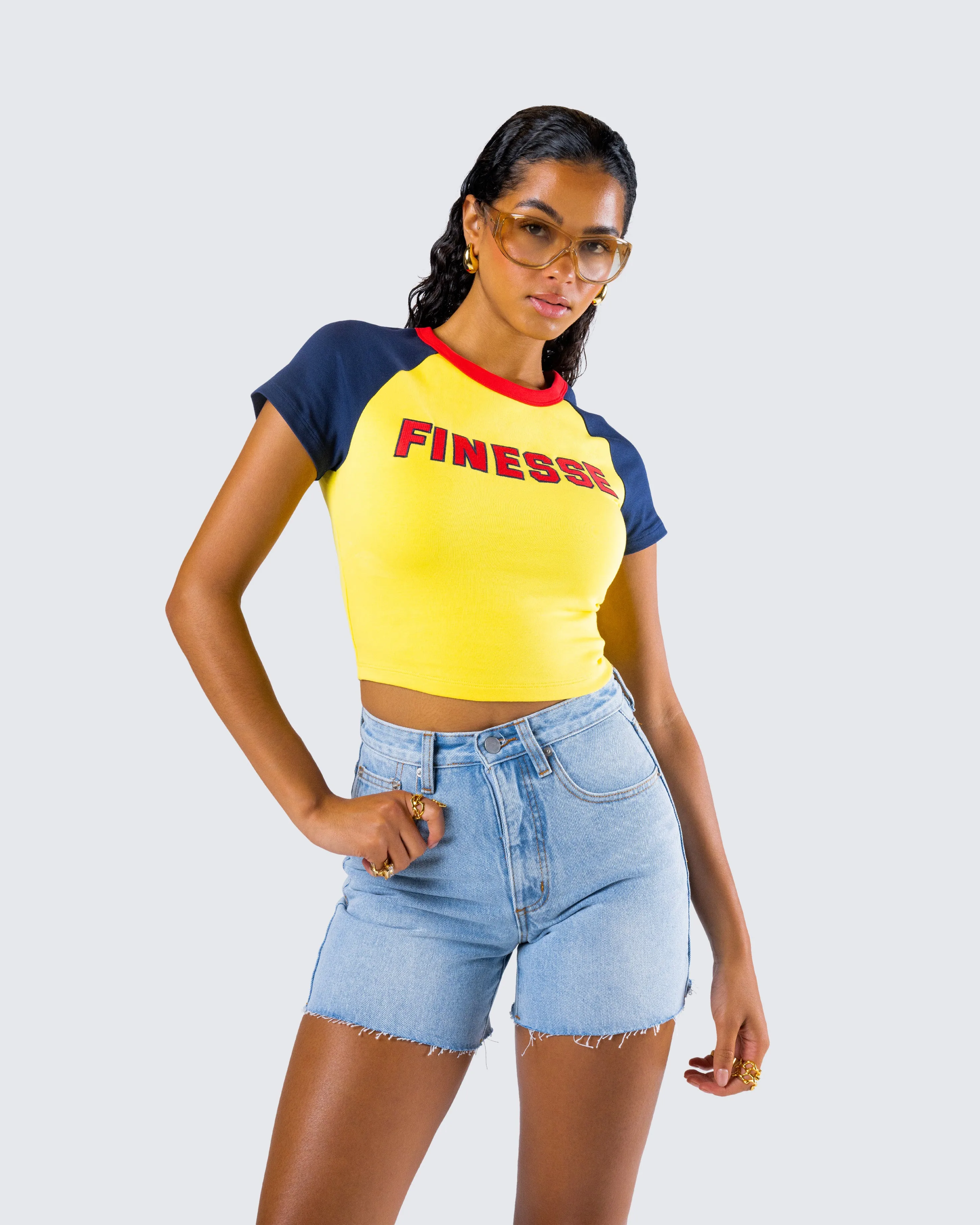 Amber Denim Set