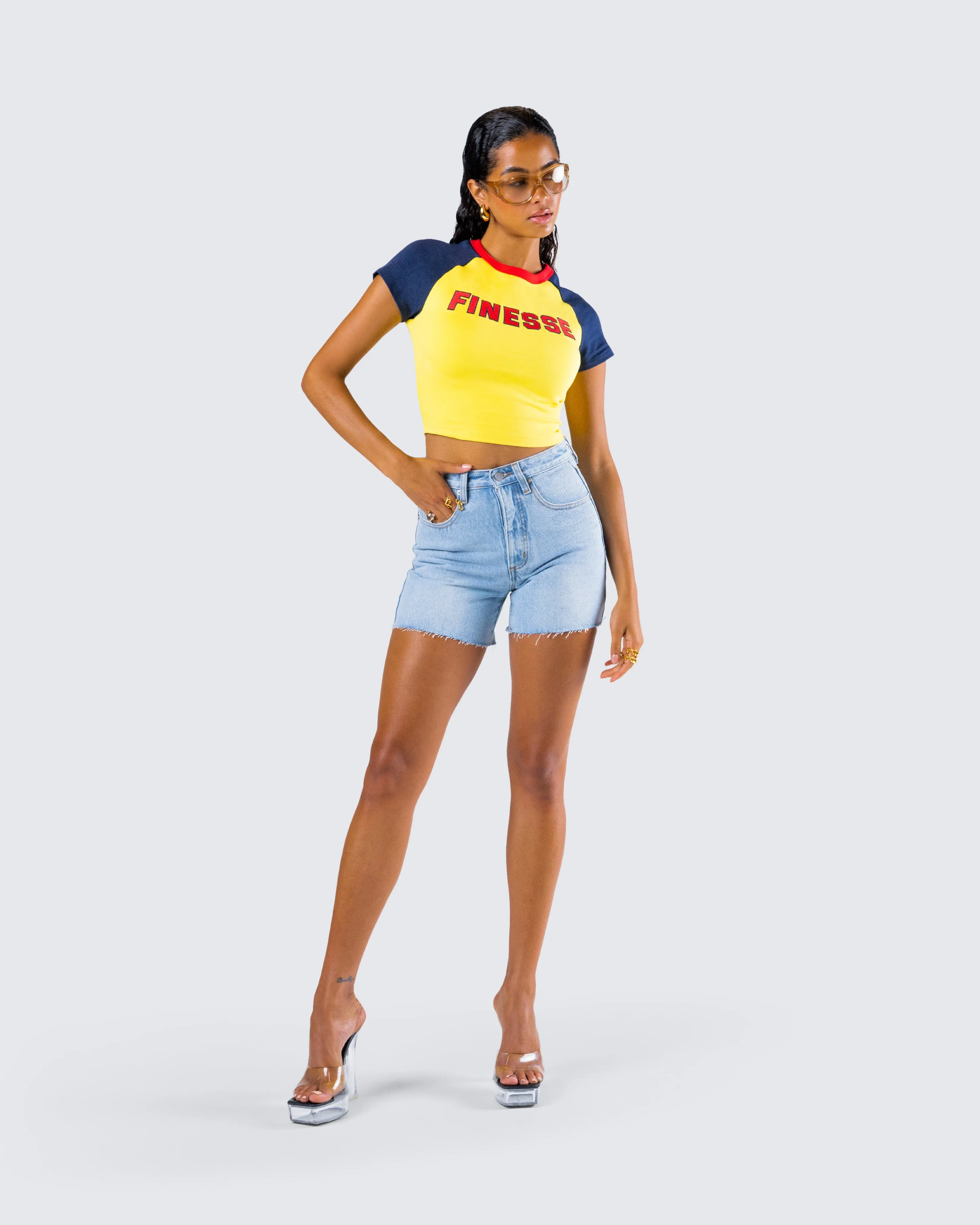 Amber Denim Set