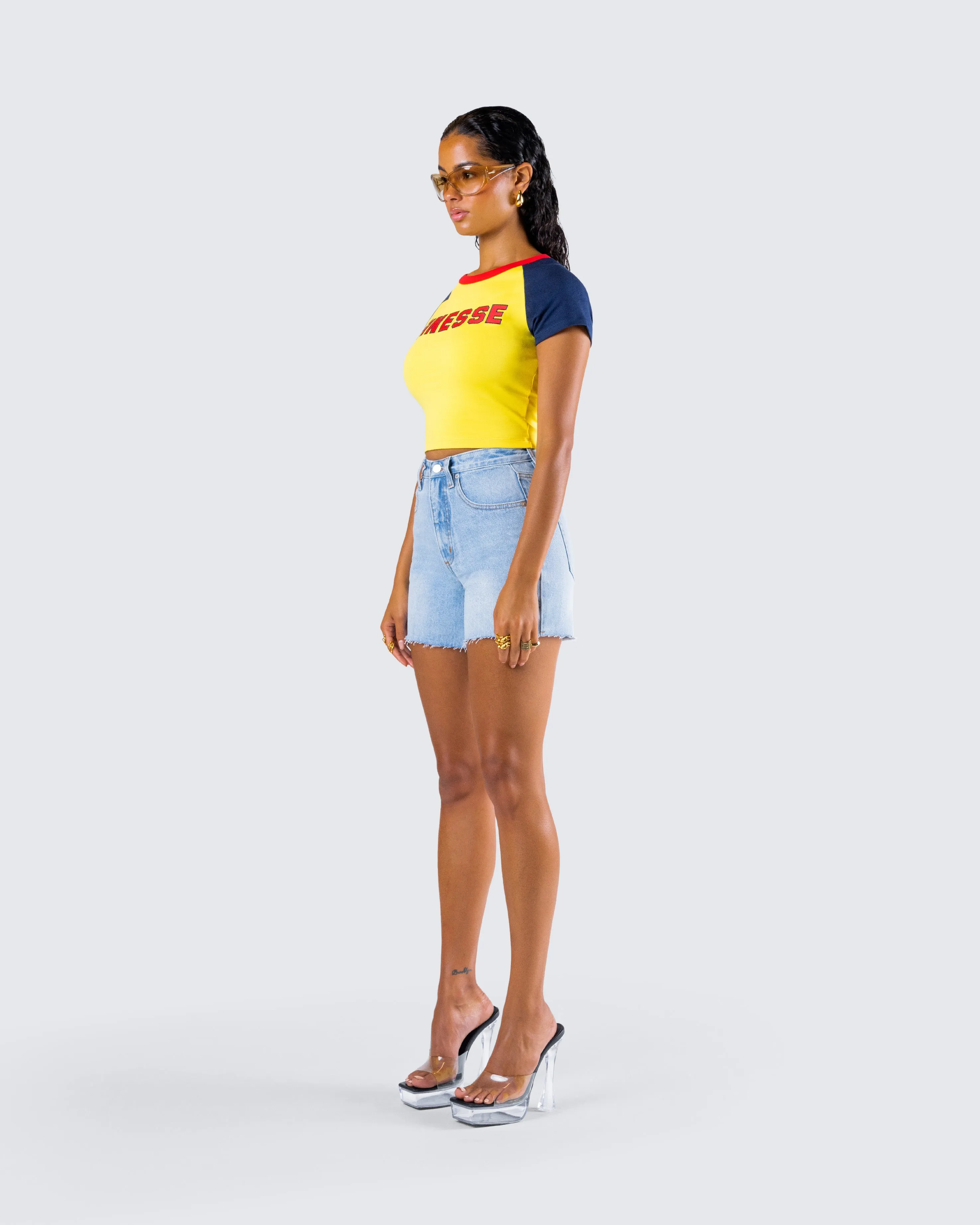 Amber Denim Set