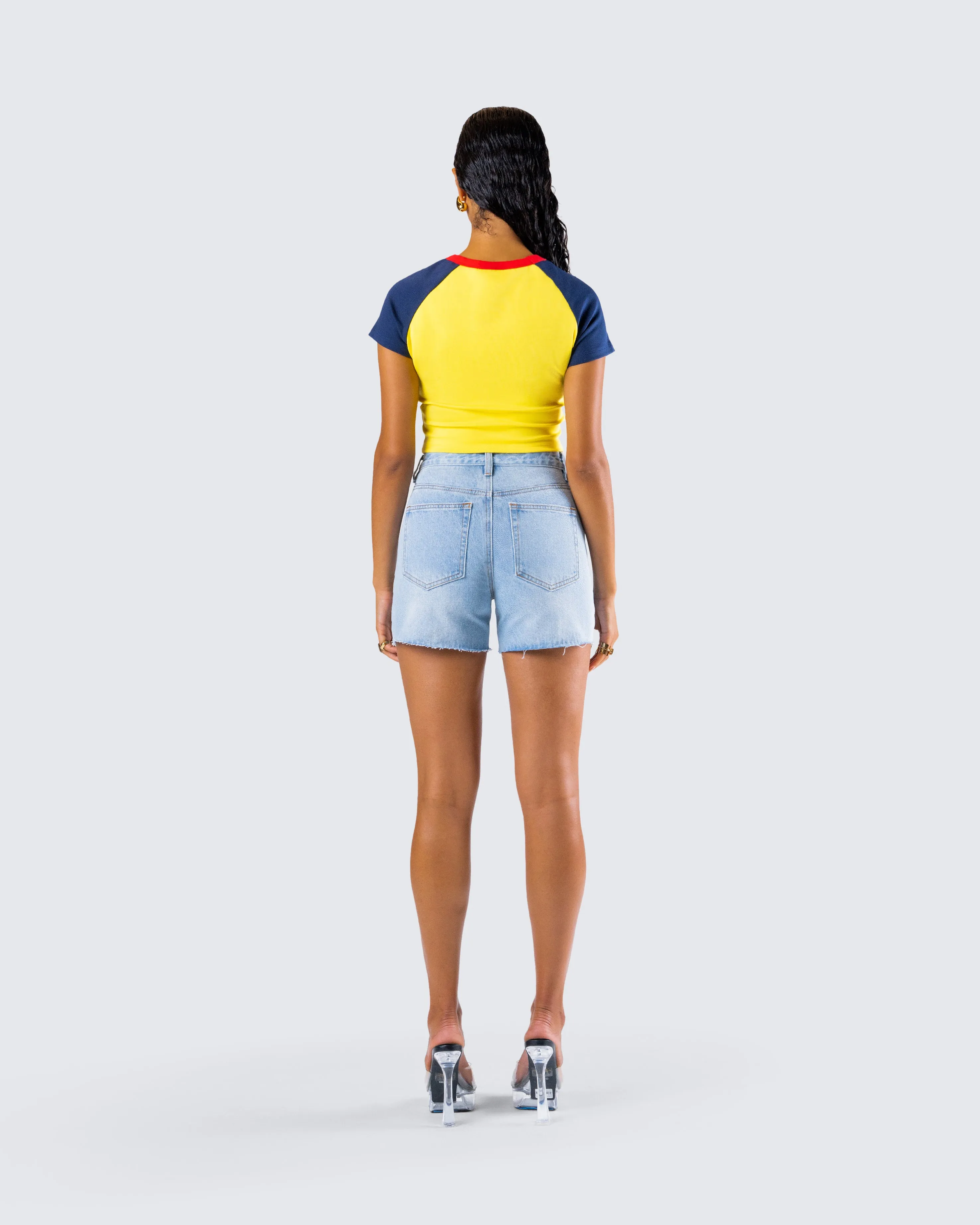 Amber Denim Set