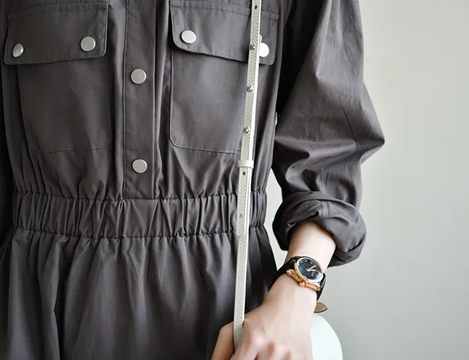 Autumn Loose Casual  Long Sleeve Women Dresses TRCP2008272