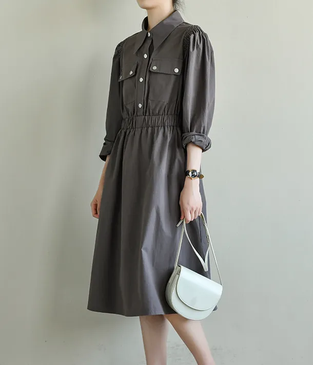 Autumn Loose Casual  Long Sleeve Women Dresses TRCP2008272