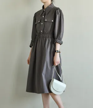 Autumn Loose Casual  Long Sleeve Women Dresses TRCP2008272