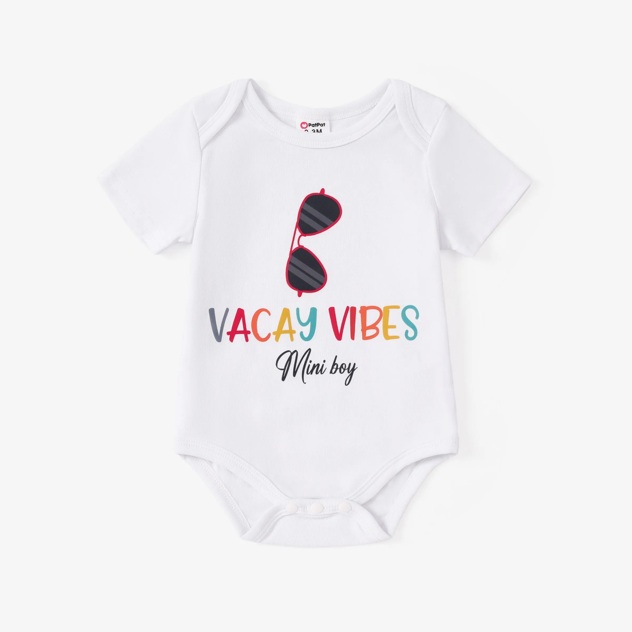 Baby Boy/Girl Letter Print Romper