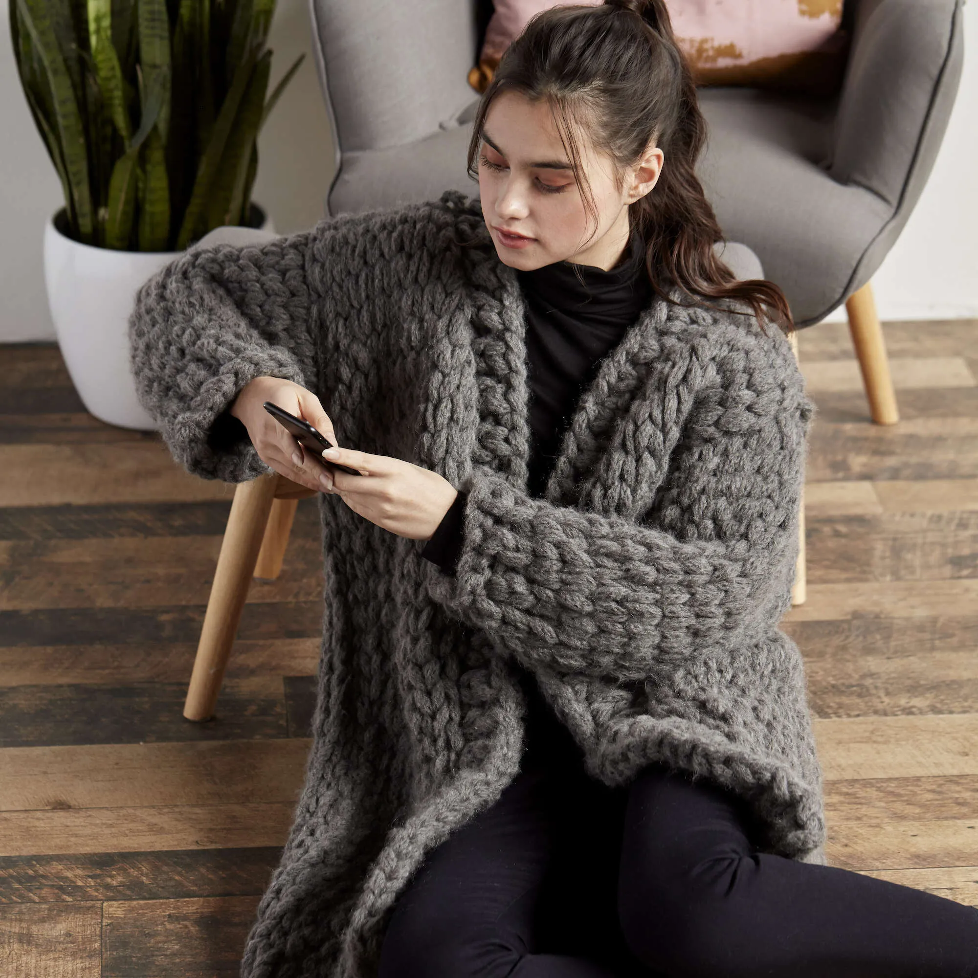 Bernat Craft Alize EZ Cozy Cardigan