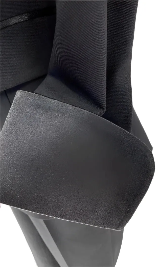 Black Tuxedo Suit - Women Trouser Set