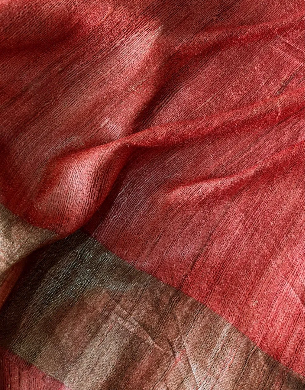 Handloom Ghicha Silk Saree