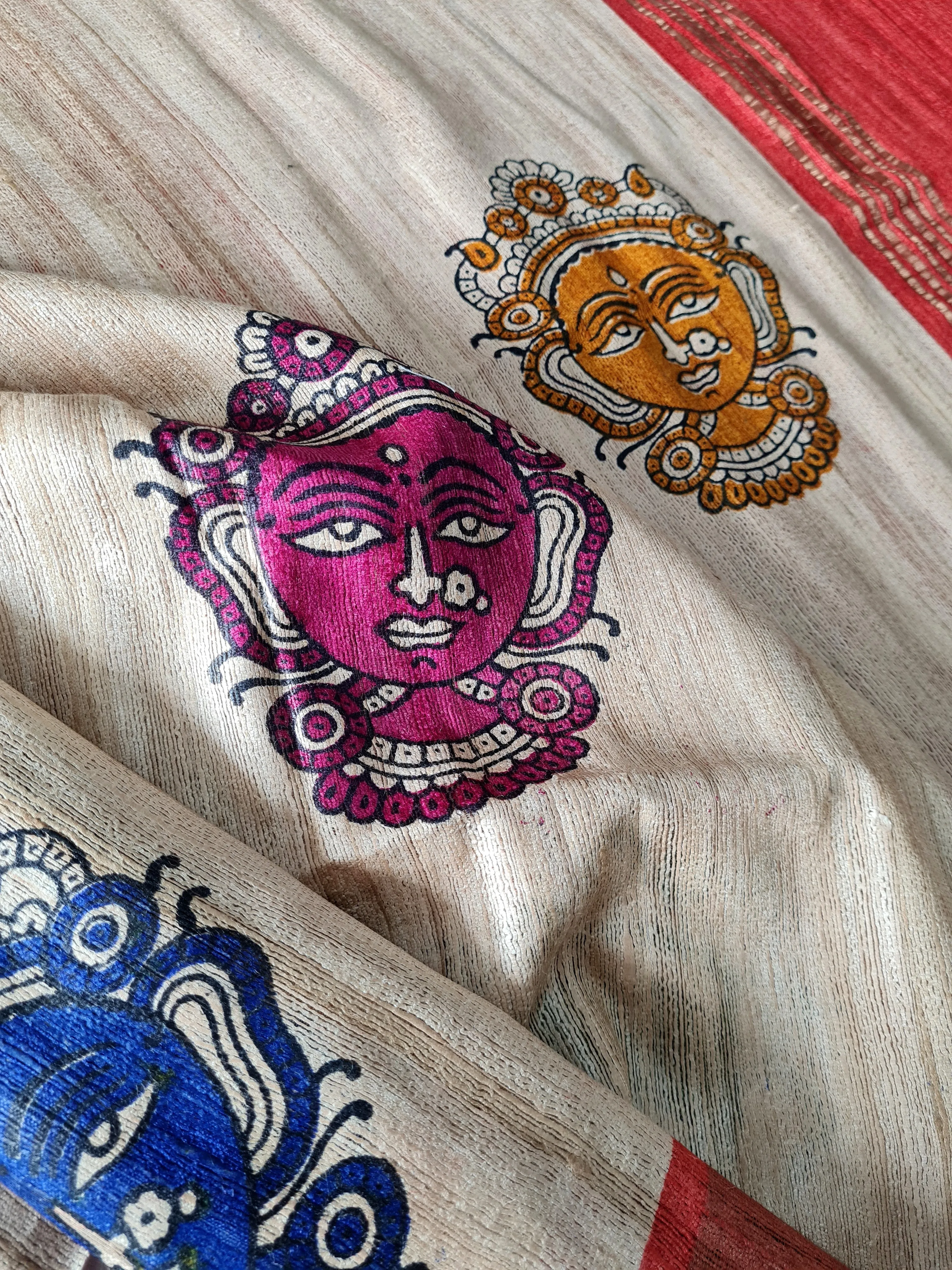 Handloom Ghicha Silk Saree