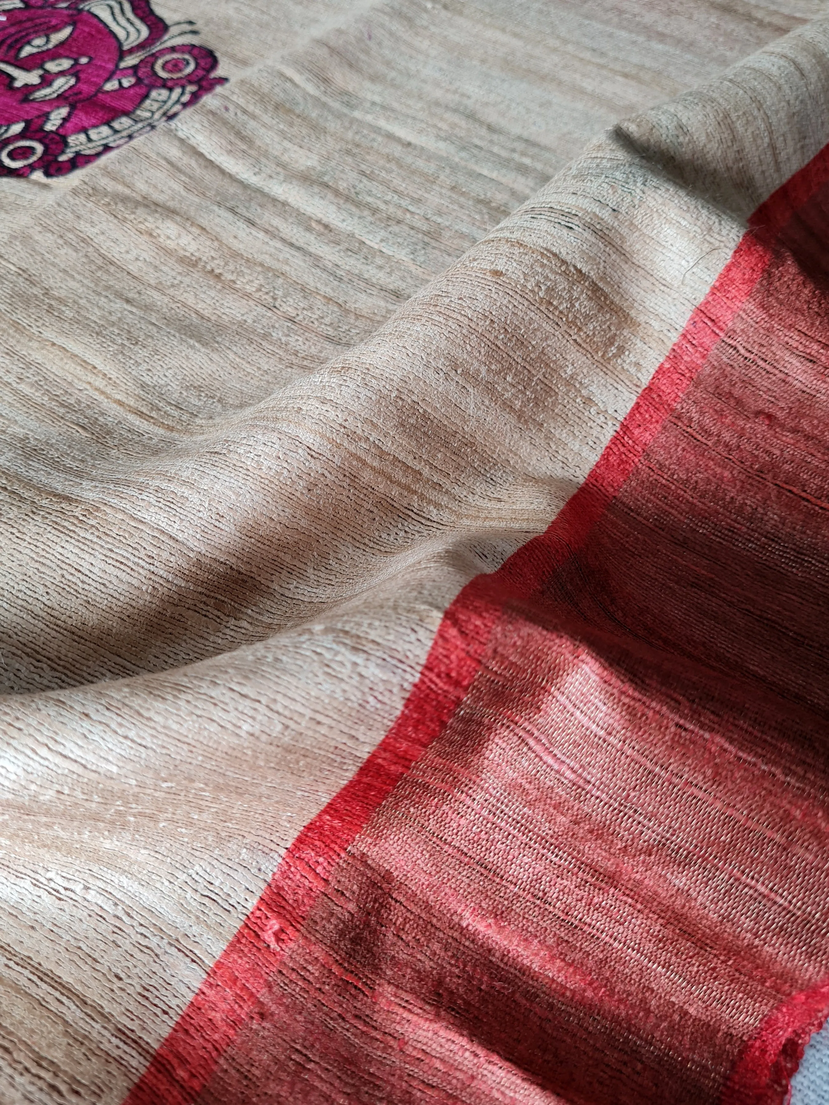 Handloom Ghicha Silk Saree