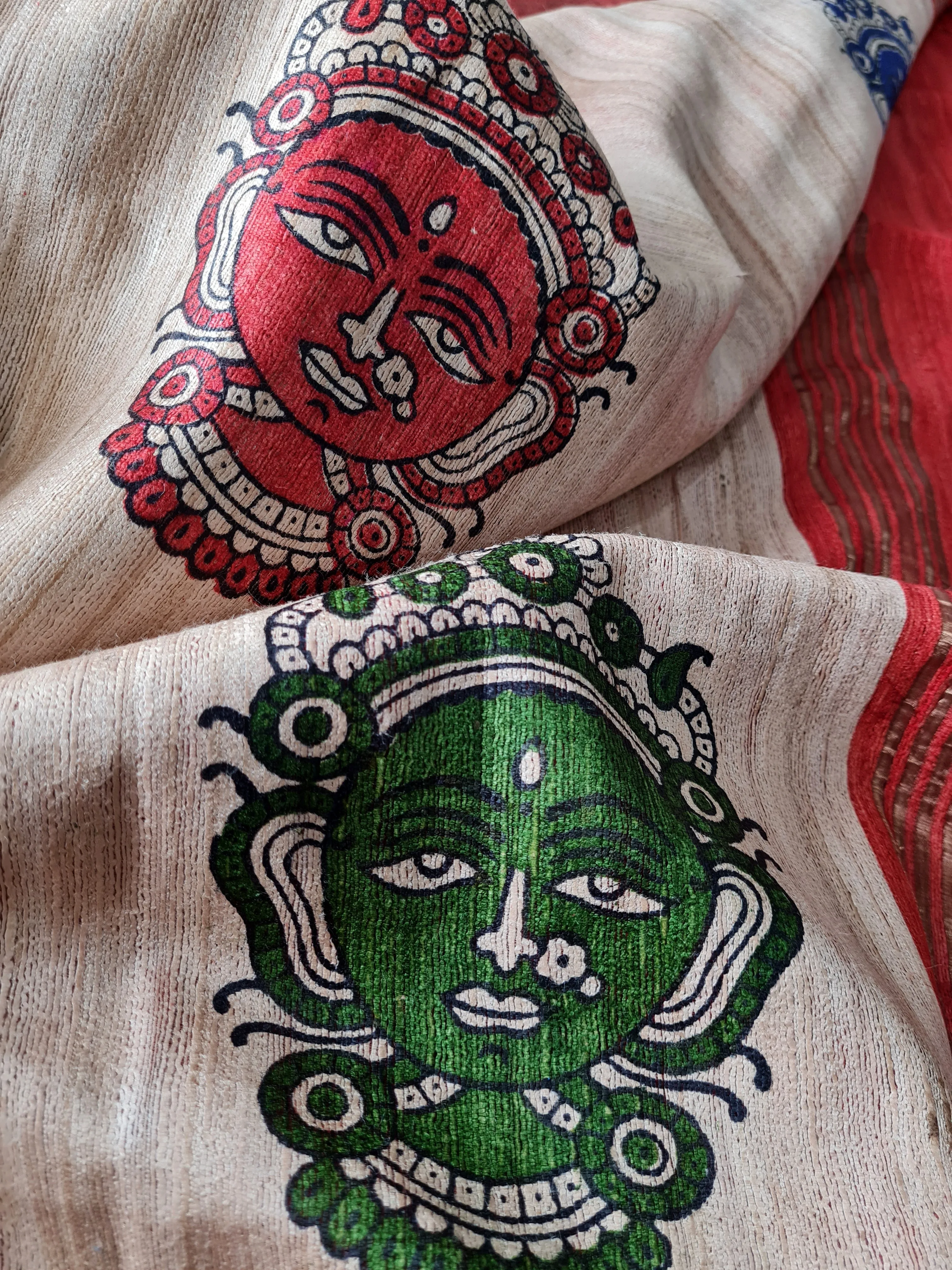Handloom Ghicha Silk Saree