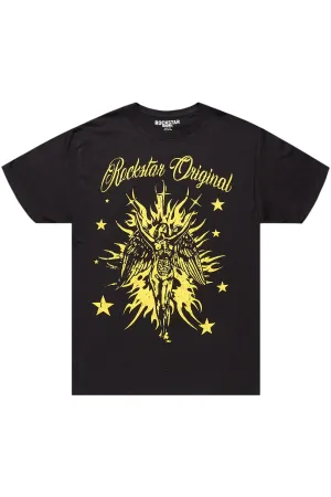 Jamyia Black Oversized T-Shirt
