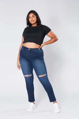 Kendall Skinny Jeans - Ink Wash