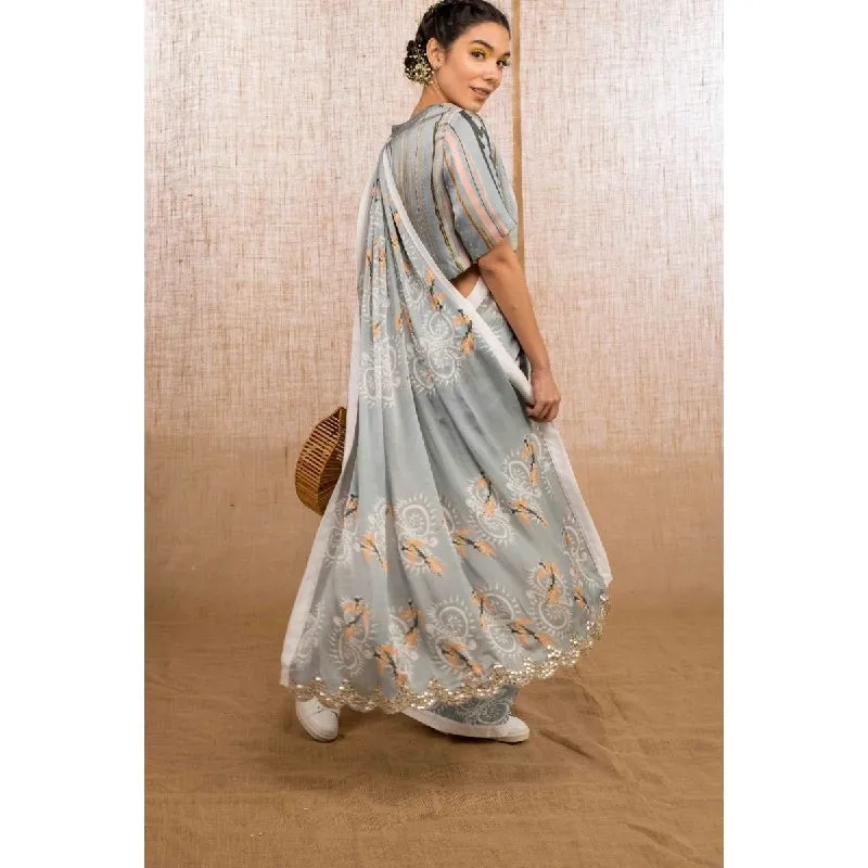Koi Katha Digital Printed Saree