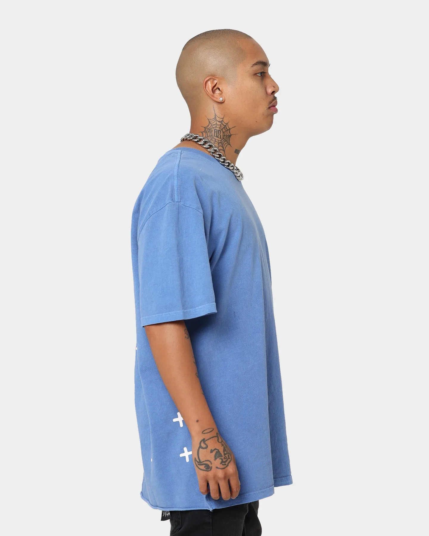 KSUBI 4X4 Biggie T-Shirt Muted Blue