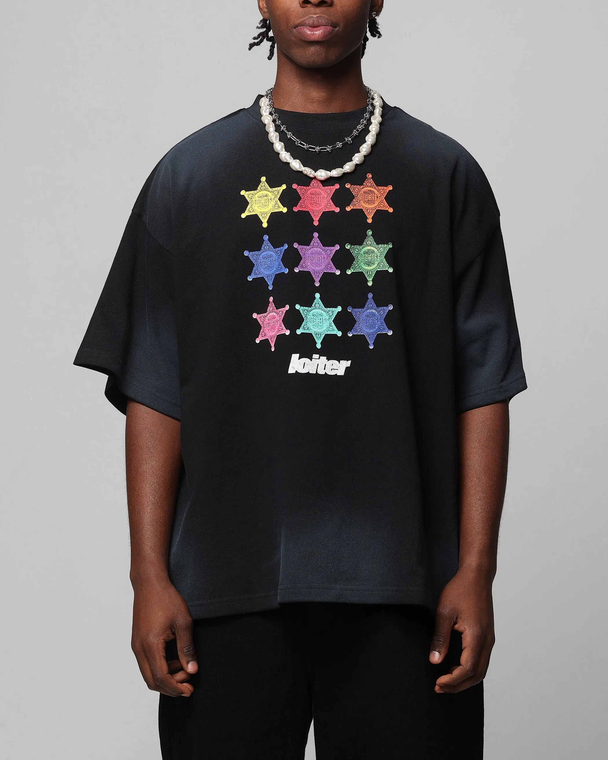 Loiter Sherif Vintage T-Shirt Washed Black