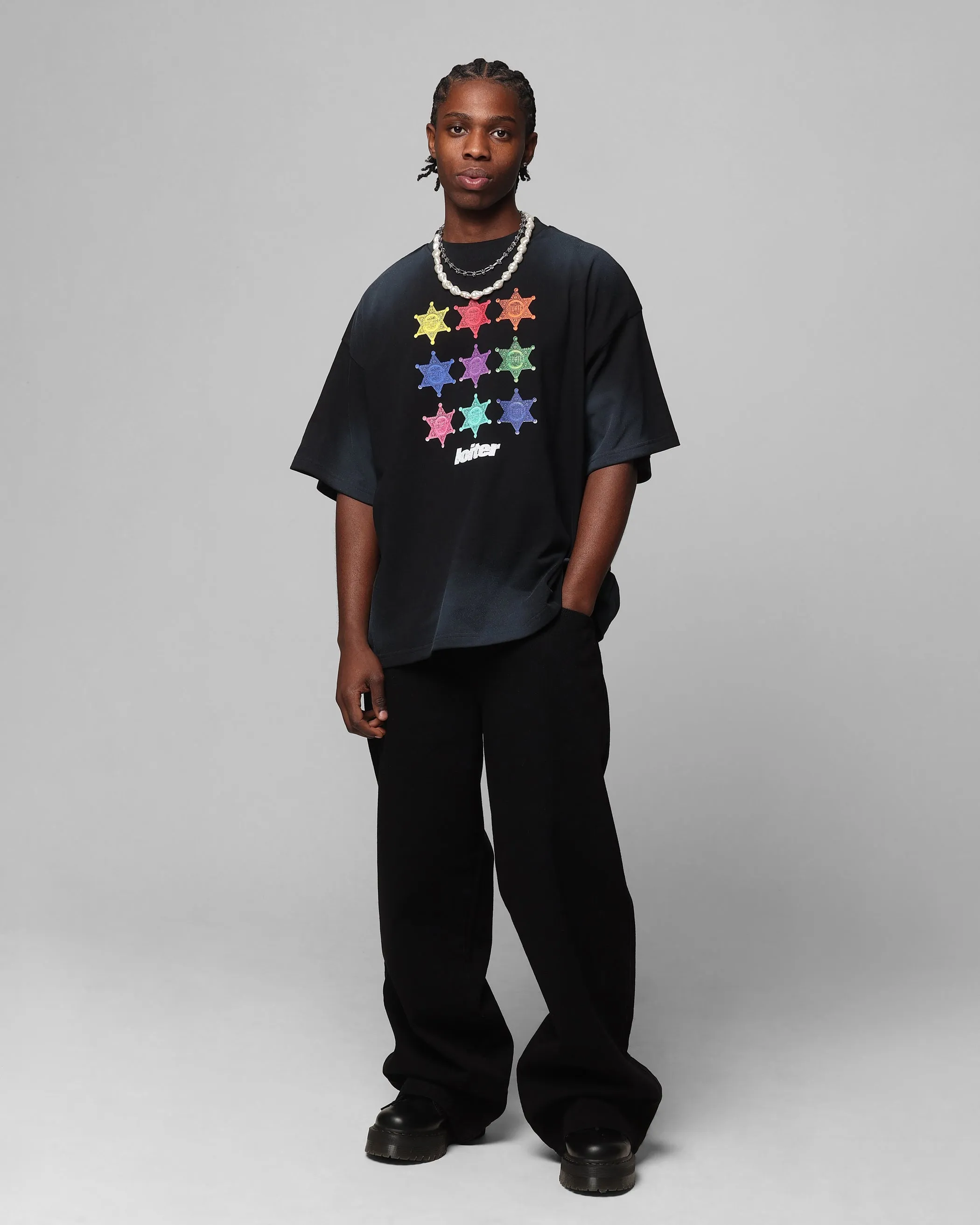 Loiter Sherif Vintage T-Shirt Washed Black