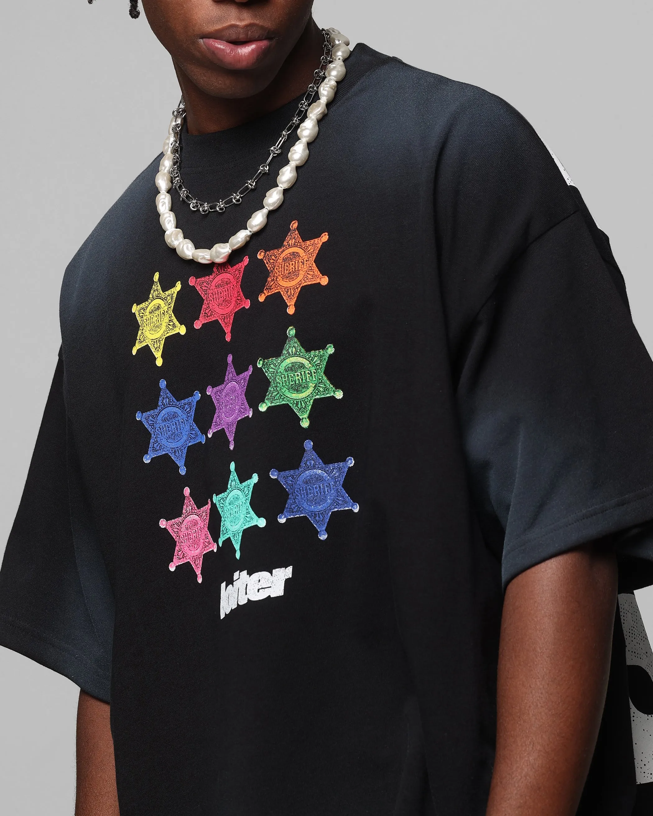 Loiter Sherif Vintage T-Shirt Washed Black