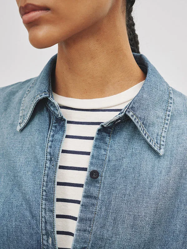 Marlise Denim Shirt in Ocean Wash