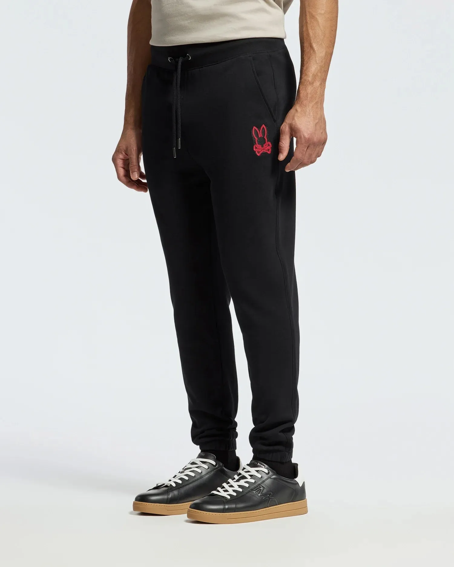 Men's Pierce Essential French Terry Sweat Set (Black)