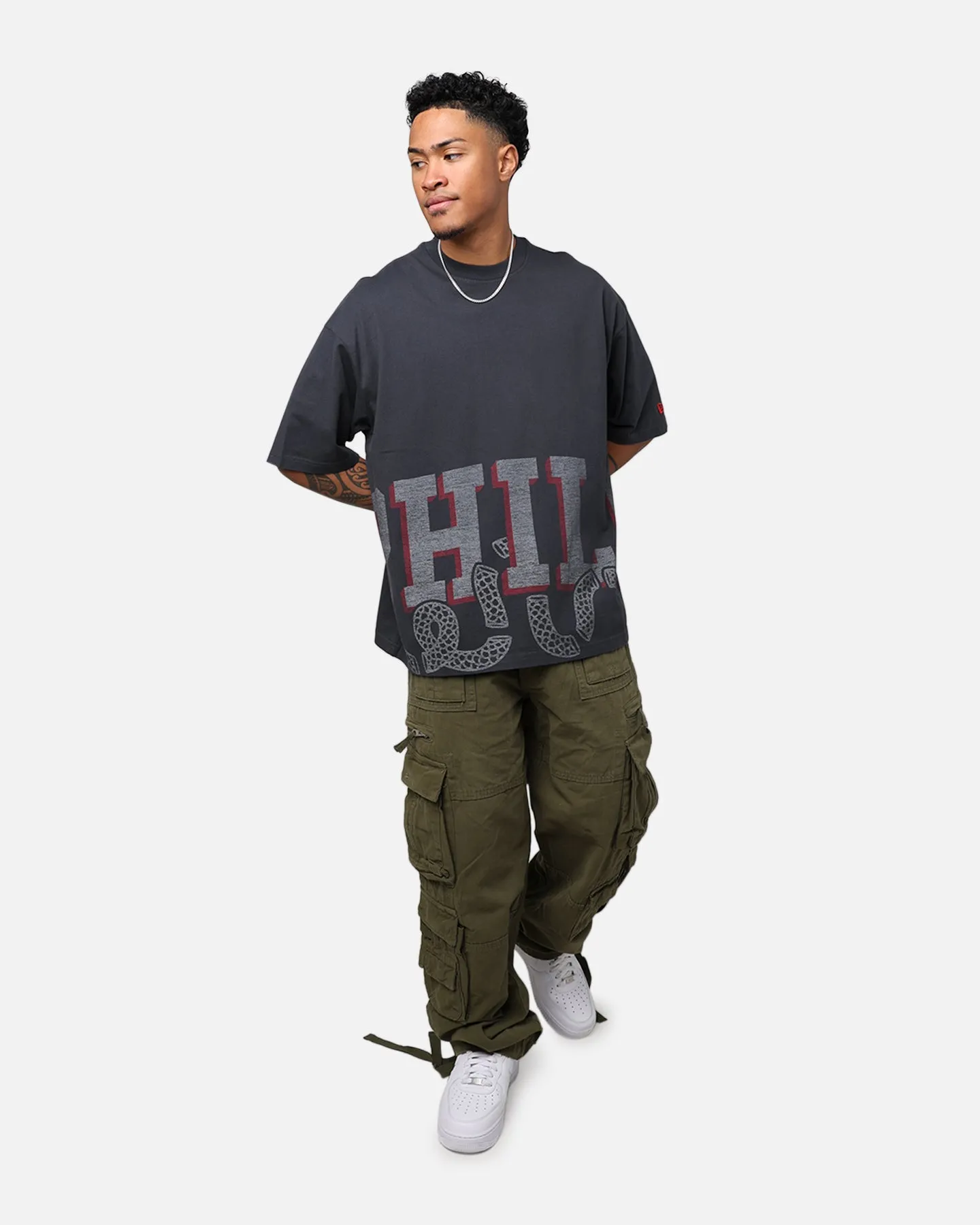 New Era Philadelphia 76ers Oversized T-Shirt Black