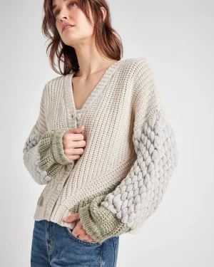 SPLENDID MARGO CARDIGAN WHITE SAND DEW