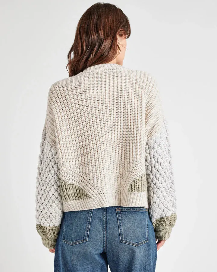 SPLENDID MARGO CARDIGAN WHITE SAND DEW