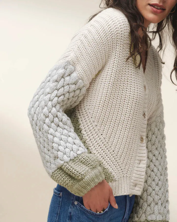 SPLENDID MARGO CARDIGAN WHITE SAND DEW