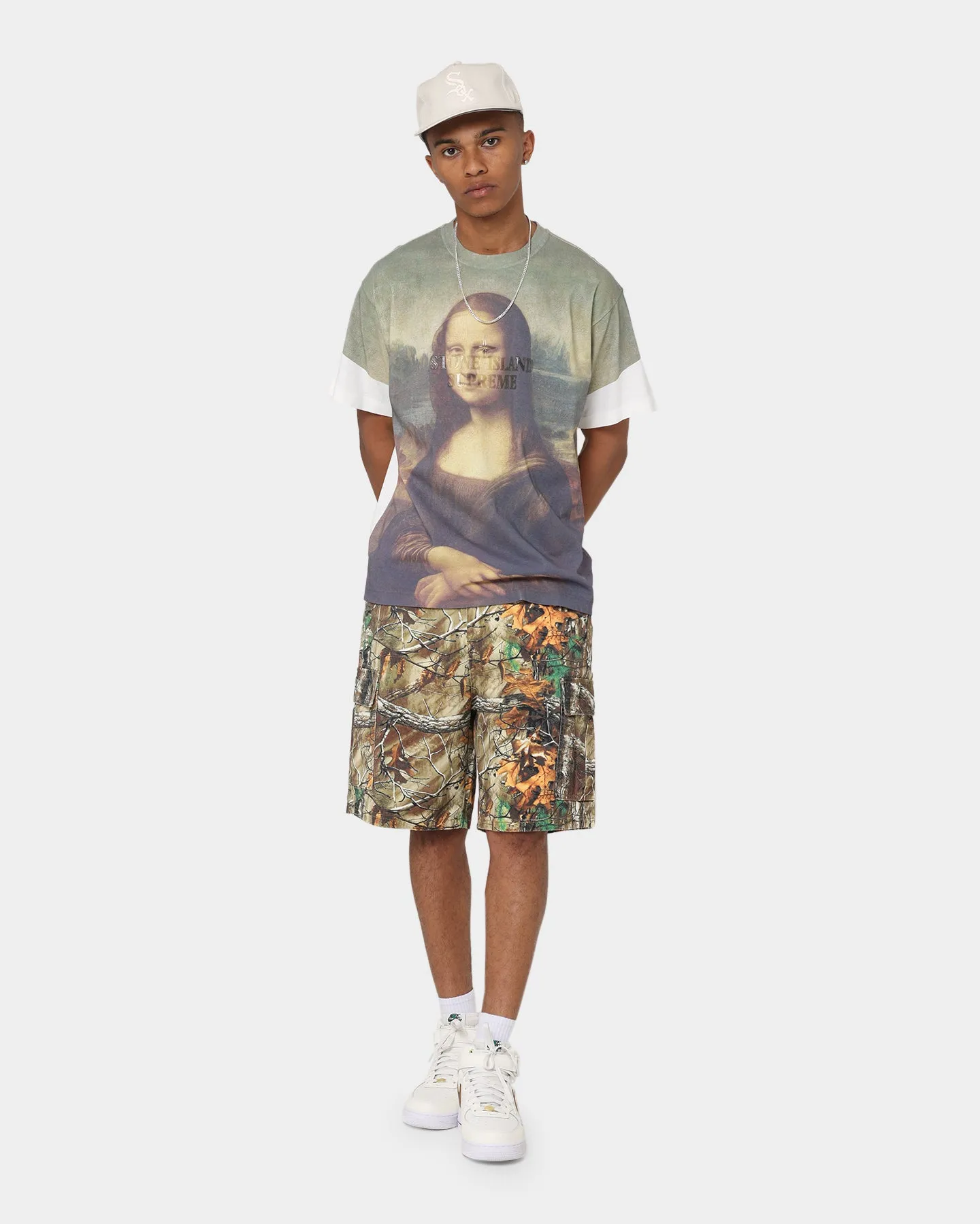 Supreme X Stone Island T-Shirt Print