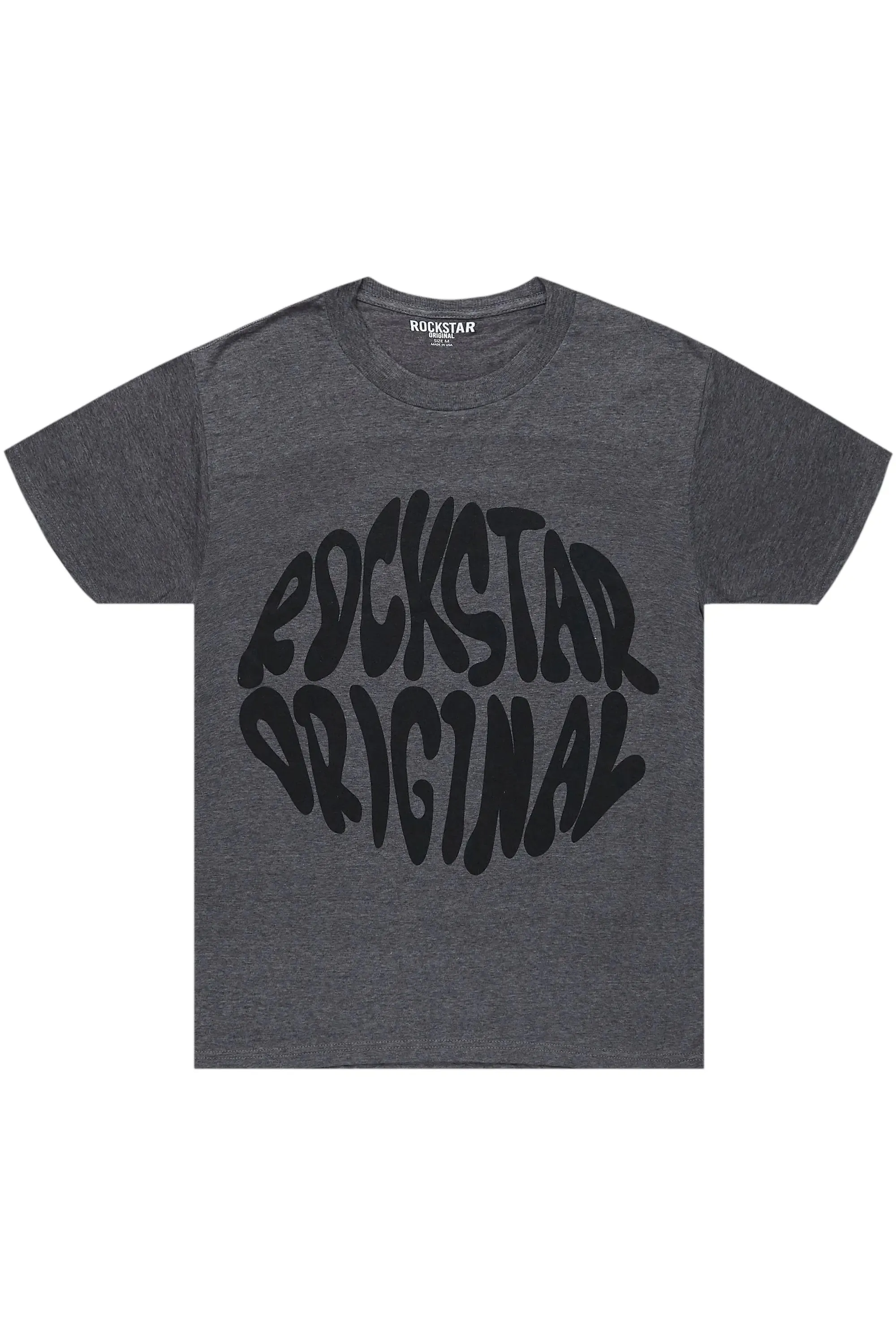 Thierry Heather Charcoal Graphic T-Shirt