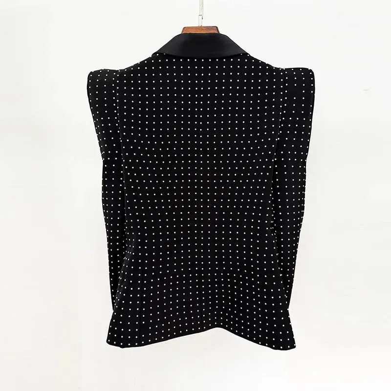 Trend4us Luxe Pearl Embellished Suit Set