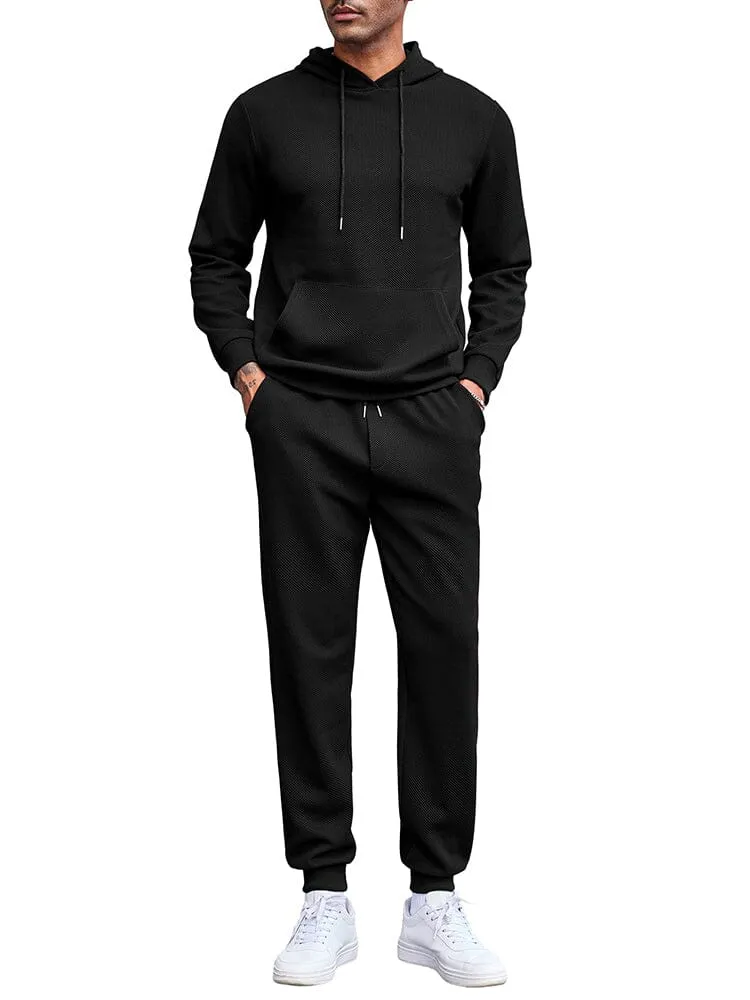 Waffle 2-Piece Hoodie Jogging Set (US Only)